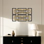 Wallity Echo Forms Juego de 2 Piezas - Negro y Dorado